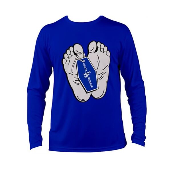 Dodgers Hasta La Muerte Long Sleeve - Royal Blue Thumbnail