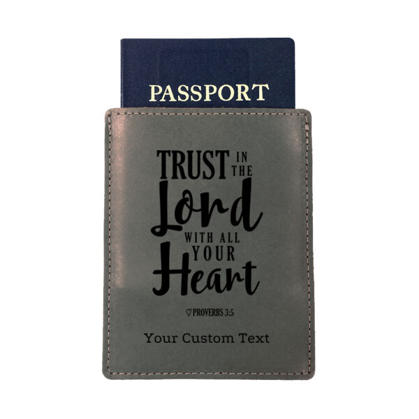 Trust in the Lord Personalized Passport Sleeve Thumbnail