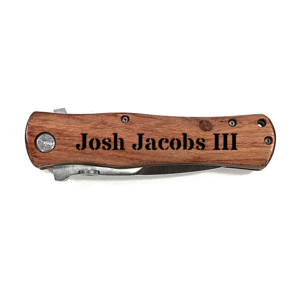 Personalized Wood Handle Knife for Him Thumbnail