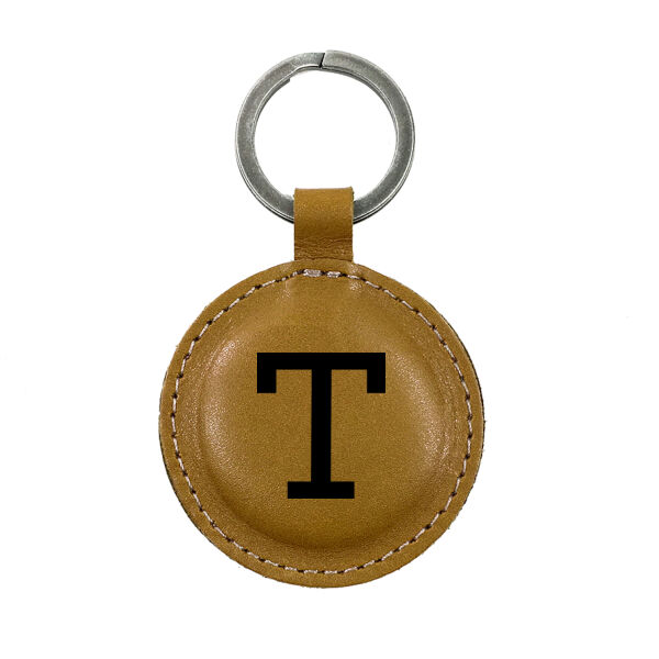 Personalized Leather Keychain Thumbnail