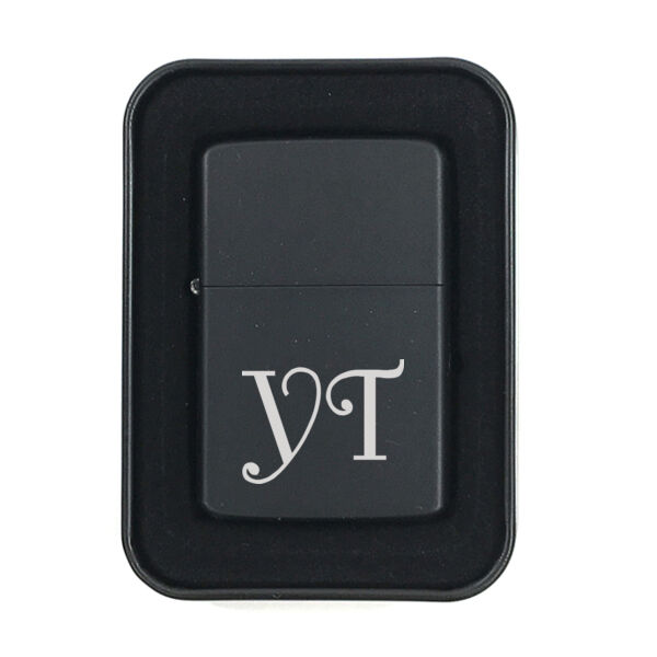 Personalized Matte Black Lighter Thumbnail