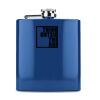 6 oz. Gloss Blue Laserable Stainless Steel Flask Thumbnail