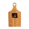 13 1/2" x 7" Bamboo Paddle Shape Cutting Board Thumbnail