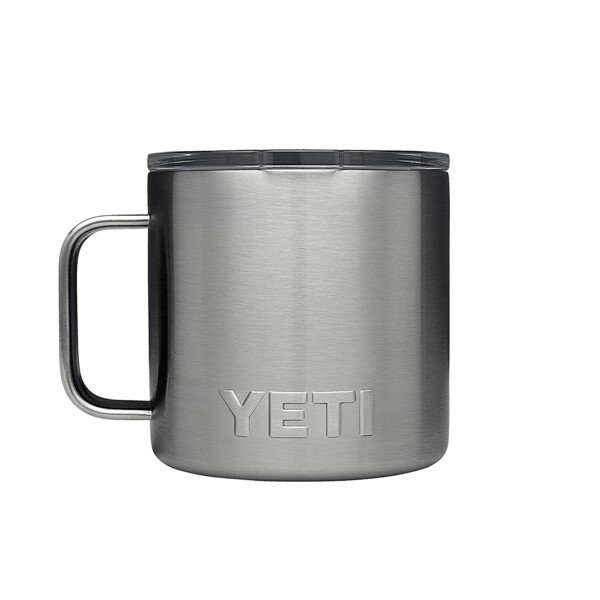 One Yeti Stainless Steel 8 Oz Tumbler Mug with TRAVELERS printed