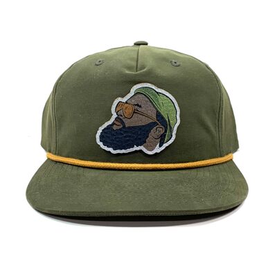 Richardson Full Color Patch Grandpa Pinch Rope Snapback Bundle - Your Logo Thumbnail