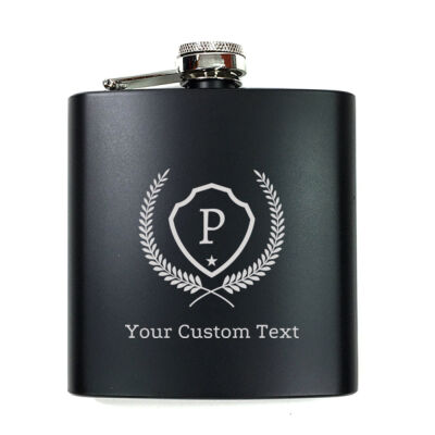 Personalized Stainless Steel Flask for Groom Thumbnail