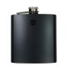 6 oz. Matte Black Laserable Stainless Steel Flask Thumbnail