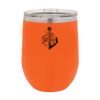 Polar Camel 12 oz. Vacuum Insulated Stemless Wine Glass w/Lid Orange Thumbnail