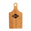 13 1/2" x 7" Bamboo Paddle Shape Cutting Board Thumbnail