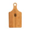 13 1/2" x 7" Bamboo Paddle Shape Cutting Board Thumbnail